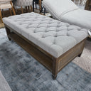 Chelmswood Ottoman | Coffee Table | American Oak Frame at online8 furniture store Auckland