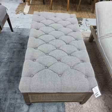 Chelmswood Ottoman | Coffee Table | American Oak Frame at online8 furniture store Auckland