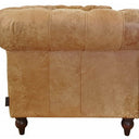 Chesterfield 3 Seat Sofa - Camel at online8 furniture store Auckland