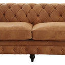 Chesterfield 3 Seat Sofa - Camel at online8 furniture store Auckland