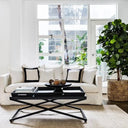 Chicago Coffee Table with Removable Trays - Black at online8 furniture store Auckland