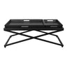 Chicago Coffee Table with Removable Trays - Black at online8 furniture store Auckland