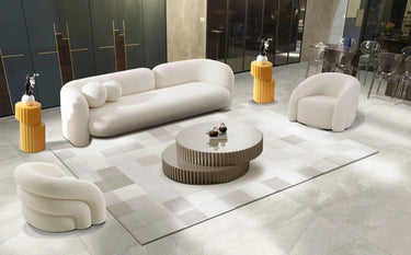 Chicago Swivel Boucle Chair at online8 furniture store Auckland