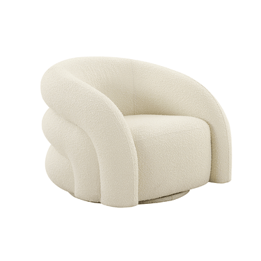Chicago Swivel Boucle Chair at online8 furniture store Auckland
