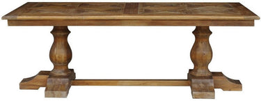 Classic Dining Table Parquet Top 2500mm at online8 furniture store Auckland