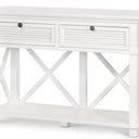 Coast 2 Drawer Hall Table | Hampton Style Console Table at online8 furniture store Auckland
