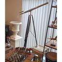 Cohasset Double Barrel Nickel Finish Floor Telescope on Tripod at online8 furniture store Auckland