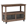 Console Table with Chicken Wire Sliding Doors at online8 furniture store Auckland