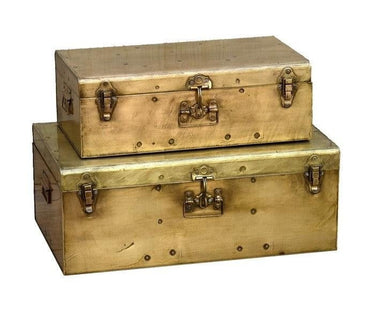 Copper Trunks S/2 | Blanket Chest | Storage at online8 furniture store Auckland
