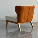 Corset Occasional Chair - Brutus Caramello at online8 furniture store Auckland