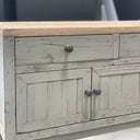Country Console Table - Distressed Grey at online8 furniture store Auckland