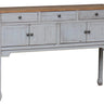 Country Console Table - Distressed Grey at online8 furniture store Auckland
