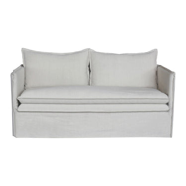 Courtenay 2 Seat Slip Cover Sofa - Salt & Pepper at online8 furniture store Auckland