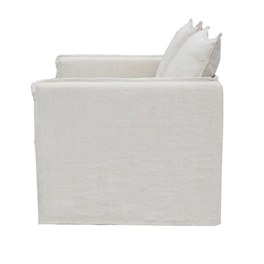 Courtenay 2 Seat Slip Cover Sofa - Salt & Pepper at online8 furniture store Auckland