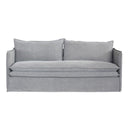 Courtenay 3 Seat Slip Cover Sofa - Grey at online8 furniture store Auckland