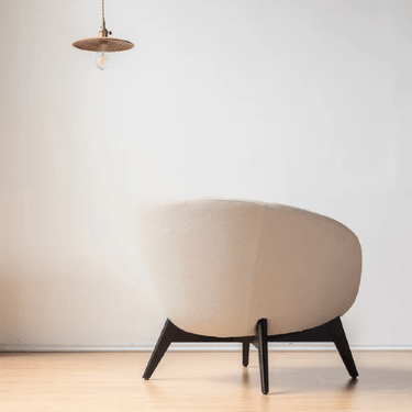 Crescent Boucle Lounge Chair at online8 furniture store Auckland
