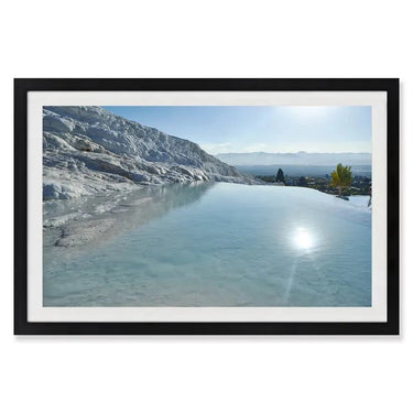 Crystal Waters Framed Canvas Print 90x60 cm at online8 furniture store Auckland