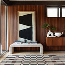 Daphins Bench/Ottoman - Cream Boucle at online8 furniture store Auckland