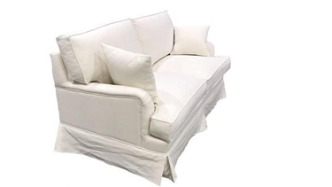 Daytona 2 Seater Feather/Foam Sofa - Cloud at online8 furniture store Auckland