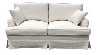 Daytona 2 Seater Feather/Foam Sofa - Cloud at online8 furniture store Auckland