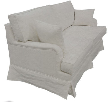 Daytona 2-Seater Sofa Feather Foam - Salt & Pepper at online8 furniture store Auckland
