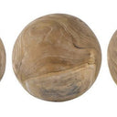 Decorative Teak Balls Set of 3 at online8 furniture store Auckland