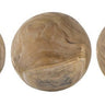 Decorative Teak Balls Set of 3 at online8 furniture store Auckland