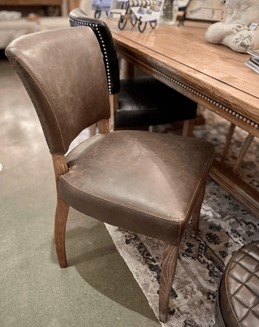Derringer Dining Chair - Brown at online8 furniture store Auckland