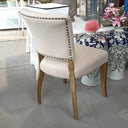 Derringer Dining Chair - Linen at online8 furniture store Auckland