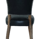 Derringer Faux Leather Dining Chair - Vintage Ebony at online8 furniture store Auckland