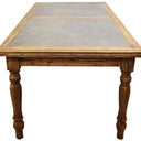 Dining Table - Old Elm Zinc Top at online8 furniture store Auckland