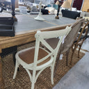 Dining Table - Old Elm Zinc Top at online8 furniture store Auckland