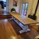 Dining Table Reclaimed Elm - 3000mm at online8 furniture store Auckland