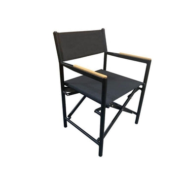 Directors Chair Black Outdoor at online8 furniture store Auckland