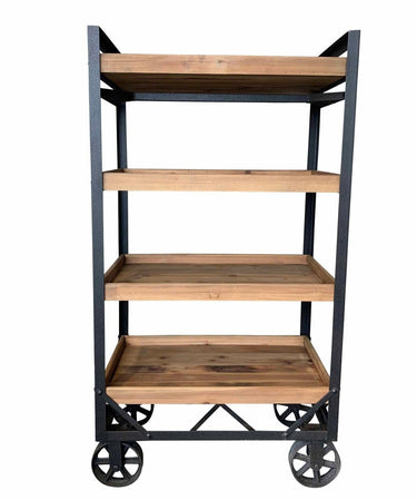 Display Unit on Wheels | Bookcase NZ at online8 furniture store Auckland