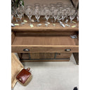 Display Unit with Sliding Door - Reclaimed Elm at online8 furniture store Auckland