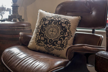 Eames Chair & Footstool Vintage Cigar at online8 furniture store Auckland