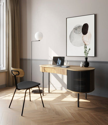 Eclipse Oak Desk at online8 furniture store Auckland