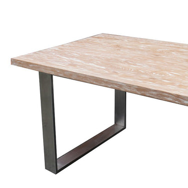 Elm Dining Table 2200 at online8 furniture store Auckland