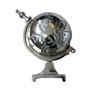 Embossed World Globe on Base Silver at online8 furniture store Auckland