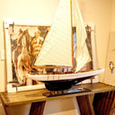Endeavour Sailing Yacht Model - Large at online8 furniture store Auckland