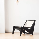 Fenton Rattan Lounge Chair Black at online8 furniture store Auckland