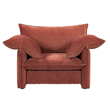 Fernsby Lux Armchair - Paprika at online8 furniture store Auckland