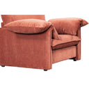 Fernsby Lux Armchair - Paprika at online8 furniture store Auckland