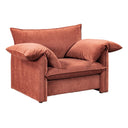 Fernsby Lux Armchair - Paprika at online8 furniture store Auckland