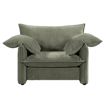Fernsby Lux Armchair - Sage at online8 furniture store Auckland