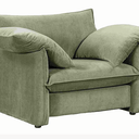 Fernsby Lux Armchair - Sage at online8 furniture store Auckland