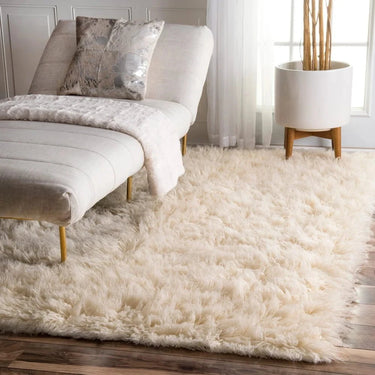 Flokati Pure Wool Rug 140x200cm at online8 furniture store Auckland