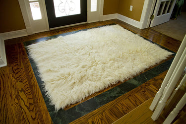 Flokati Pure Wool Rug 140x200cm at online8 furniture store Auckland