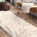 Flokati Pure Wool Rug 70x140cm at online8 furniture store Auckland